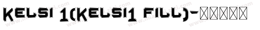 Kelsi 1(Kelsi1 fill)字体转换